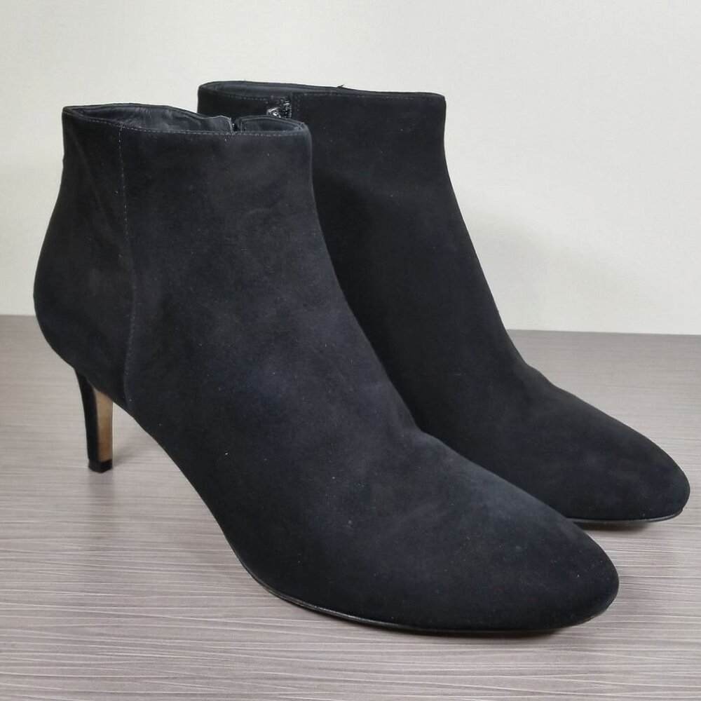 Via Spiga Aurora Bootie, Black Suede, Womens Size 9.5 M / 39.5